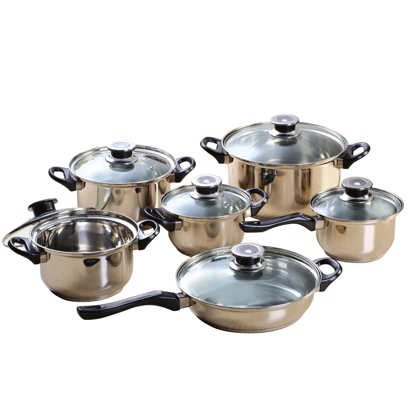 12 teiliges Termic Topfset der Marke "Ahsenti" für 29,99