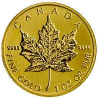 1 oz Gold Maple Leaf - 50