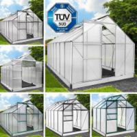 Gewächshaus Aluminium mit 