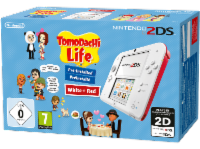 NINTENDO 2DS Rot/Weiß + 