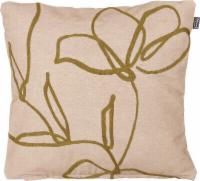 Satin Kissen grün 50 x 50