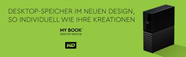 WD Western Digital - MyBook Festplatte - Banner
