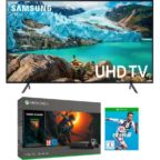 Samsung UE55RU7179 LED-Fernseher (138 cm/55 Zoll, 4K Ultra HD, Smart-TV, inkl. Xbox One X 1TB + Tombraider und FIFA 19)