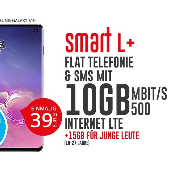 Samsung Galaxy S10 oder S10+ inkl. Vodafone Smart L | MonsterDealz.de
