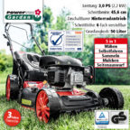 Powertec Garden Benzin Rasenmäher
