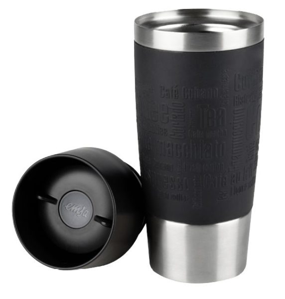 EMSA 513361 Travel Mug Thermobecher, Schwarz