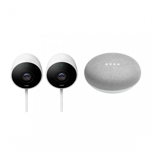 Google Nest Cam Outdoor im Doppelpack für 299,95€ + Google Home Mini geschenkt & weitere