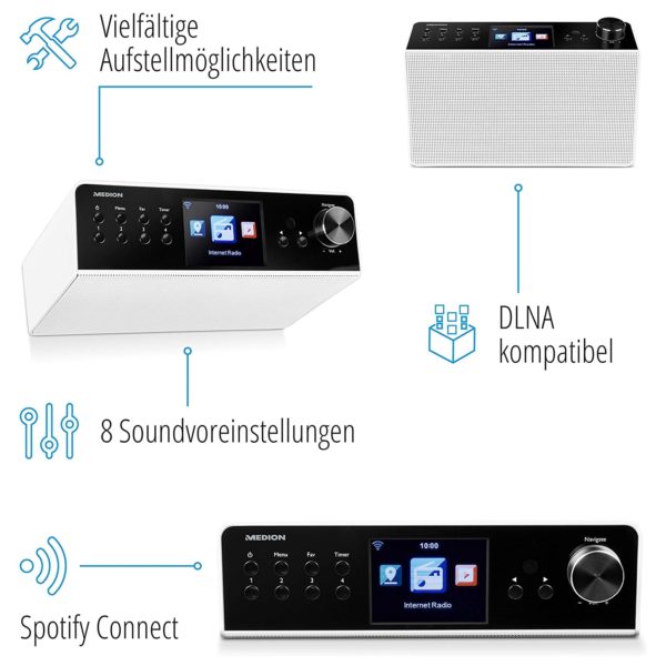 Medion Live P85063 Küchenradio (Unterbau) für 49,95€ | MonsterDealz.de