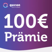 🔥 100€ Prämie für 12 Monate Sparplan ab 25€ bei quirion