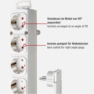 3x Brennenstuhl Comfort-Line Plus, Steckdosenleiste