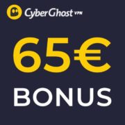 *TOP* (Fast) GRATIS: CyberGhost VPN für 67,76€ + 65€ Bonus – effektiv 0,10€ /Monat