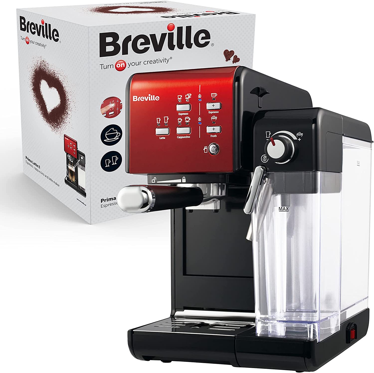 Breville Prima Latte II Siebträgermaschine für 159,99€