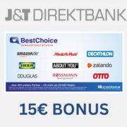 *TOP* 15€ für kostenloses Tagesgeldkonto bei der J&T Direktbank mit 3,65% Zinsen