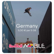 📱 *TOP* Red Bull MOBILE Data eSIM - 5GB Datenvolumen für 5€/Monat (Prepaid, ohne Laufzeit)