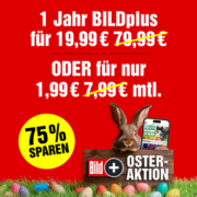 *TOP* 🗞️ Oster-Special: BILDplus Jahresabo für 19,99€ (statt 80€)