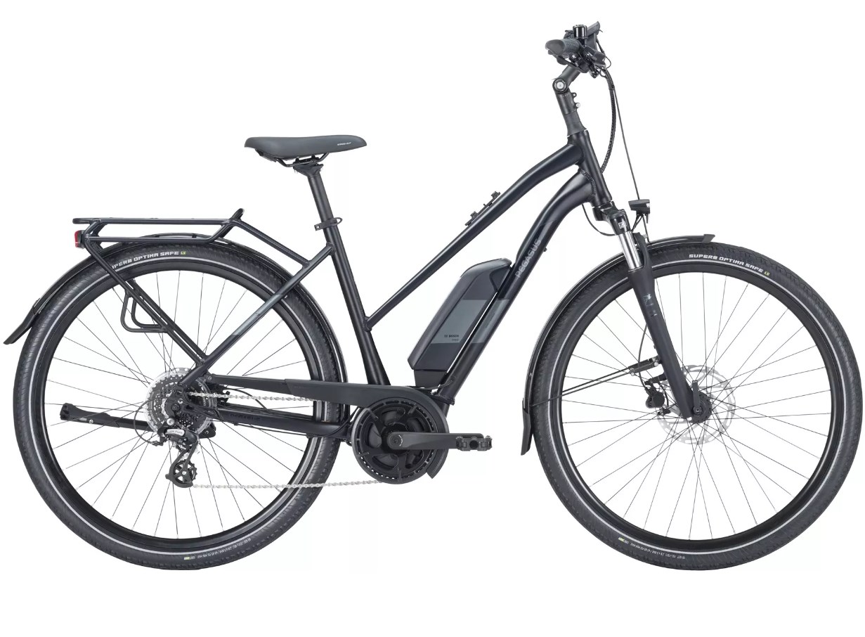 Vélo électrique Pegasus Solero E8 Plus - Noir - 28 Pouces - Batterie 400 Wh