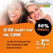 *TOP* 12GB Telekom LTE Allnet-Flat für 7,99€/Monat (eSIM, VoLTE & WLAN Call)