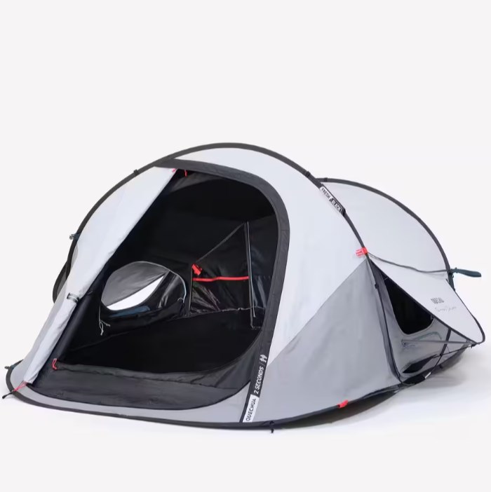QUECHUA Wurfzelt Fresh & Black - 2 Seconds fr 2 Personen| MonsterDealz.de