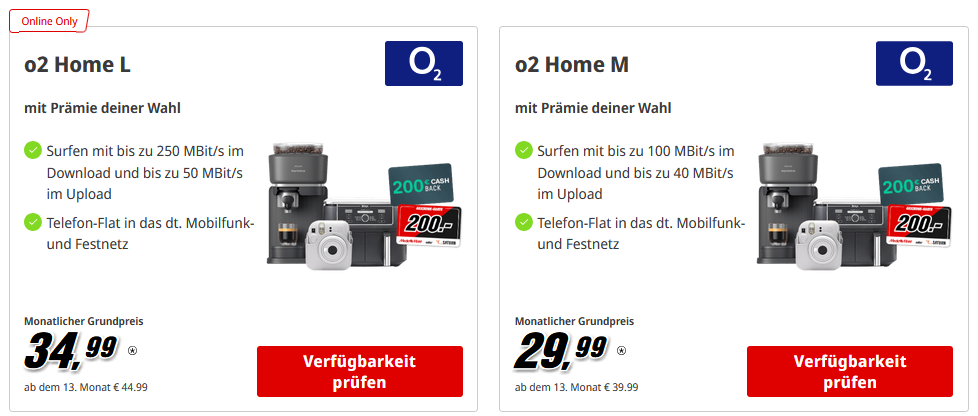 o2 DSL-Angebote MediaMarkt – Internet + 200€ Prämie sichern!