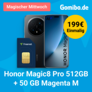 *EFF. 156€ ERSPARNIS* Honor Magic8 Pro 512GB + 50GB 5G + Alles-Flat (Magenta M) im Telekom-Netz für 39,95€/Monat