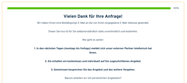 Anfrage tarifcheck