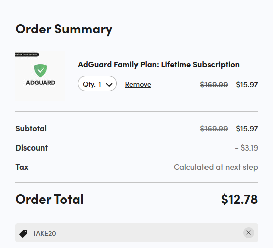 AdGuard StackSocial Gutscheincode TAKE20 Familienlizenz