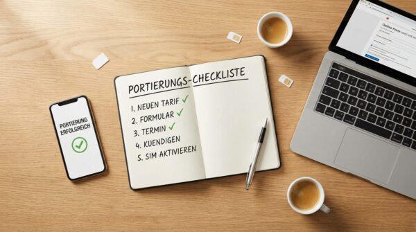Ablauf Rufnummernmitnahme 2026 Checkliste mit Portierungsformular