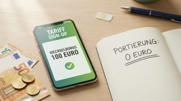 Rufnummernmitnahme 2026 kostenlos plus Wechselbonus für Anbieterwechsel