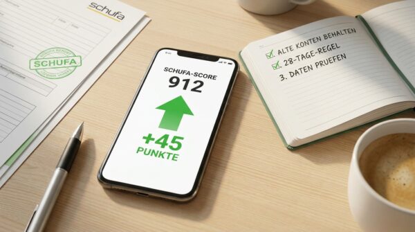 Schufa-Score 2026 optimieren mit Smartphone und Score-App