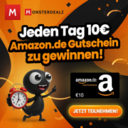 Kommentar schreiben und täglich einen 10€ Amazon.de Gutscheine gewinnen!