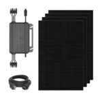 Balkonkraftwerk 2000W Komplettset mit 4x JaSolar 500W FullBlack Bifacial Modulen und Marstek MST-MI2000W Mikro-Wechselrichter