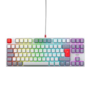 CHERRY XTRFY K4V2 TKL Kabelgebundene Gaming-Tastatur ohne Nummernblock RGB MX2A RED Switches