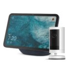 Amazon Echo Show 8 neueste Generation und Ring Außenkamera Plus Akku Set