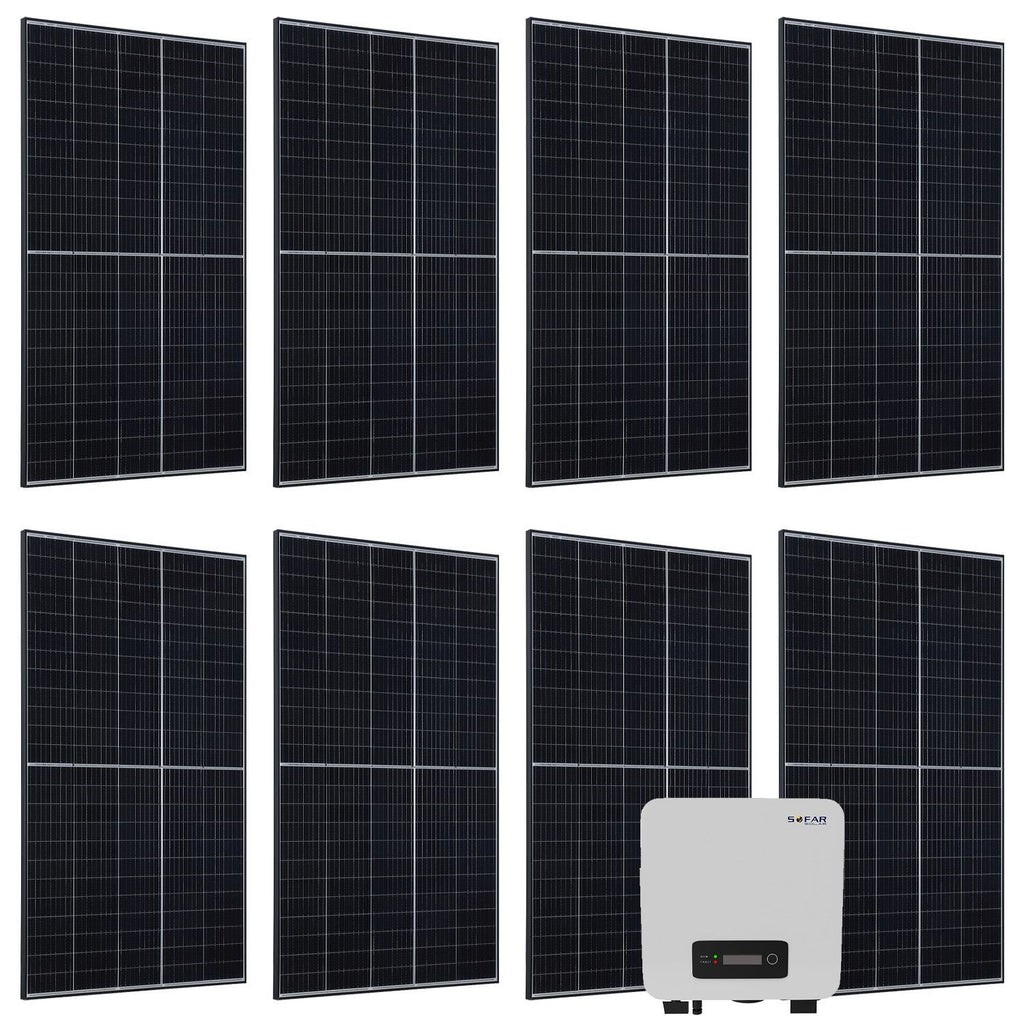 Juskys PV-Anlage Solaranlage-Set 3,2 kWp
