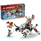 LEGO NINJAGO Zilvar auf seinem Drachentier Grimtak - Ninja Spielzeug mit Actionfigur, 3 Minifiguren inklusive Kai & Nya - 71863