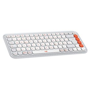 Logitech POP ICON Keys Tastatur weiß