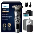 PHILIPS Rasierer S9000 Prestige SP9885/35 - Elektrischer Nass- und Trockenrasierer mit SkinIQ