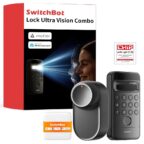 SwitchBot Lock Ultra Vision Combo smartes Tuerschloss mit 3D-Gesichtserkennung