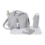 VERTBAUDET Wickeltasche Family grau meliert