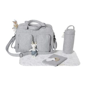 VERTBAUDET Wickeltasche Family grau meliert