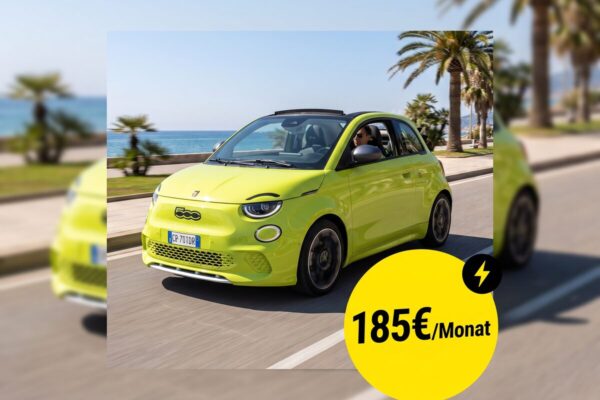 Abarth 500 Cabrio Elektro Leasing für 185 Euro im Monat