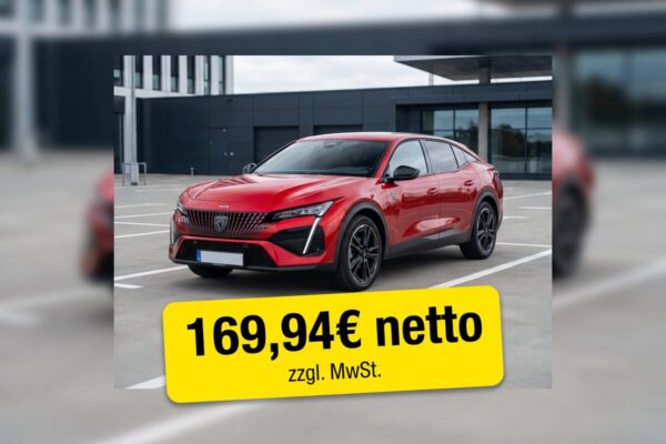 Peugeot 408 Business Gewerbeleasing für 169,94 Euro netto im Monat