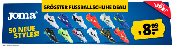 JOMA Groesster Fussballschuh Deal AFFILIATE DEU JOMA Groesster Fussballschuh Deal AFFILIATE DEU
