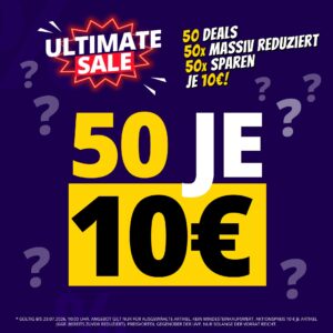 ULTIMATE SALE 50 je 10 Aktion NEU MOB INSTA DEU