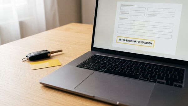 ADAC Mitgliedschaft kündigen über das Online-Formular