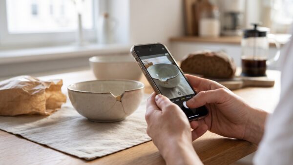 amazon reklamation 2 Reklamation bei Amazon Schritt für Schritt: Rücksendeschein mit QR-Code am Smartphone und Versandkarton