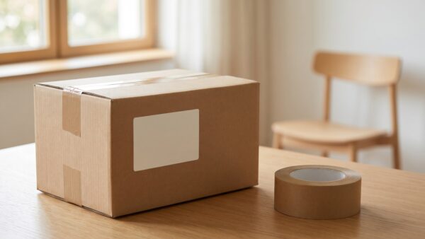 amazon reklamation 3 Amazon Retourenkauf: geprüfte Retouren mit Zustandsetiketten in einem Lagerregal