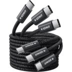 Anker 240W USB-C auf USB-C Kabel (3 Stueck, 1,5 m, PD 3.1, geflochten)