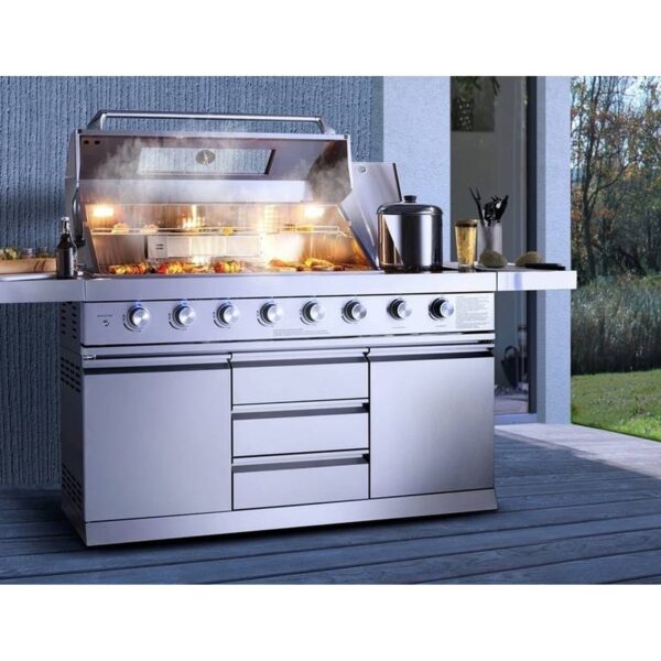 buschbeck bristol outdoorkueche lidl Buschbeck Outdoorküche Bristol BBQ Grill mit 6+2 Brennern bei Lidl