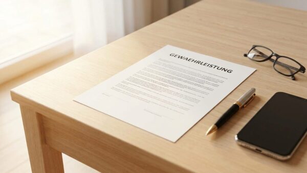 bware garantie pruefung B-Ware Garantie prüfen: Vertragsdokument mit Gewährleistung und Widerrufsbelehrung